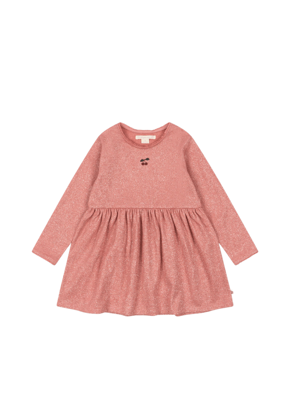 Kjole Barn m/ Glittertrå | Roli Dress, Rosa - Lantana