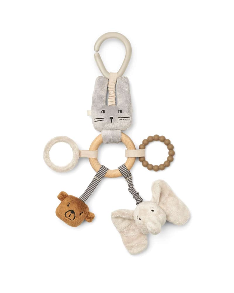 Babyleke m/ rangle, bitering og lekespeil | Angie Activity Toy