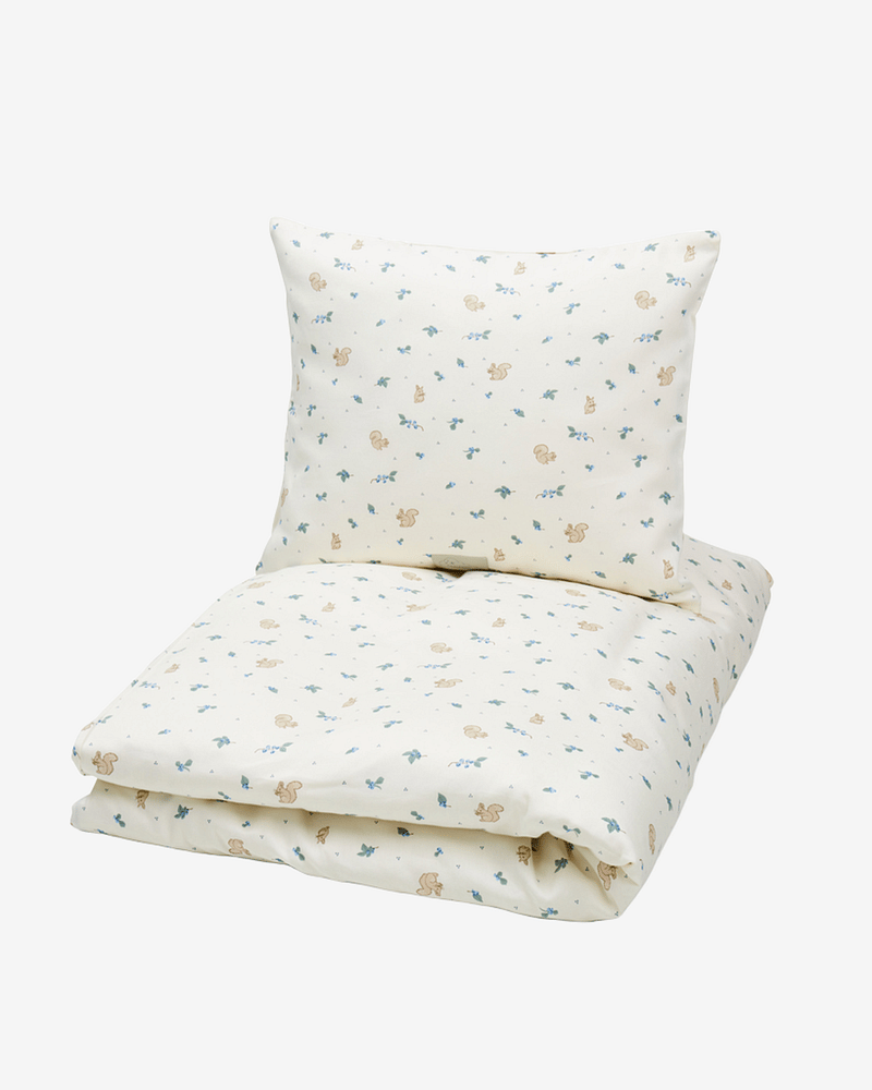 Sengetøy Barn 100x140 - Sateng, Øko Bomull | Bedding Junior