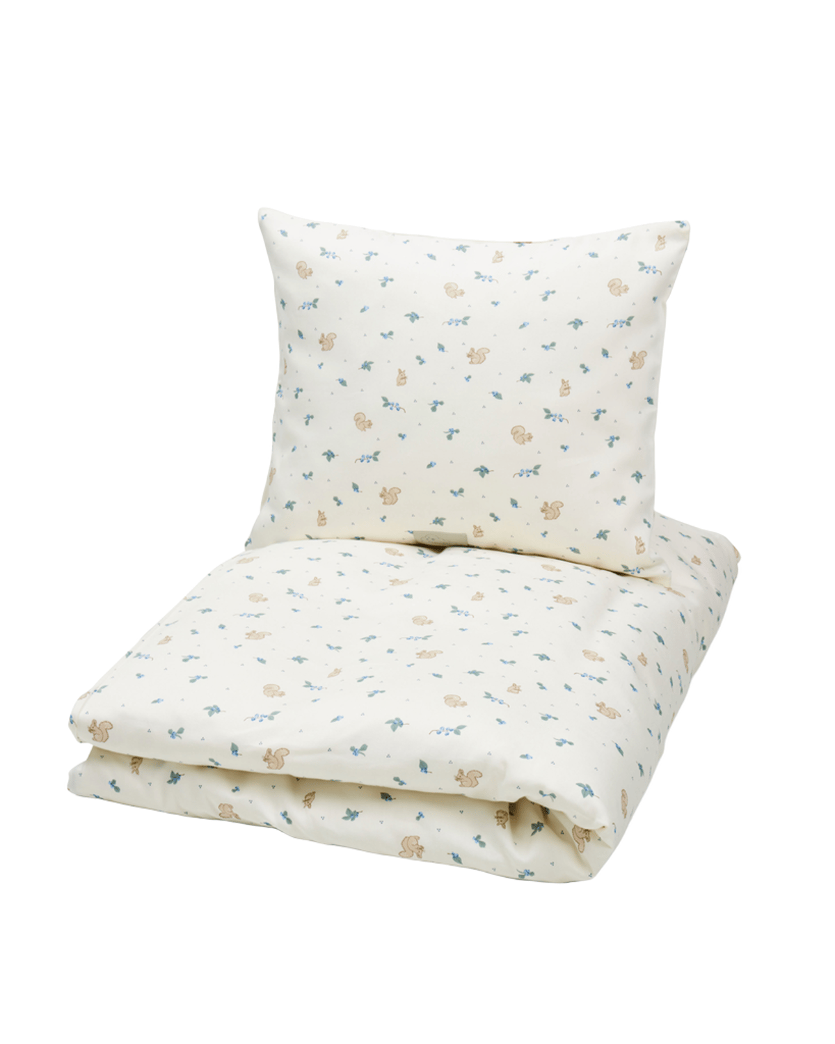 Sengetøy Barn 100×140 – Sateng, Øko Bomull | Bedding Junior, Blueberry