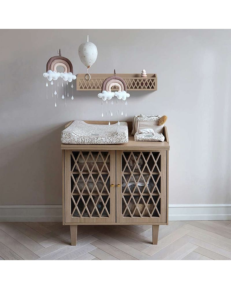 Oppbevaringskurv 2pk - Quilted - Økologisk