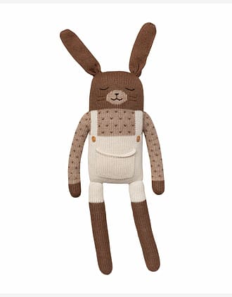 Kosebamse - Håndstrikket Alpakkaull | Large Bunny
