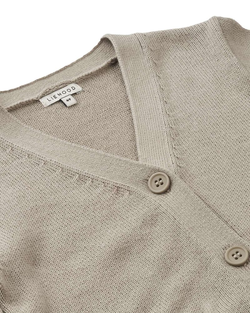 Cardigan Strikket - 100% Øk. Bomull - Memphis