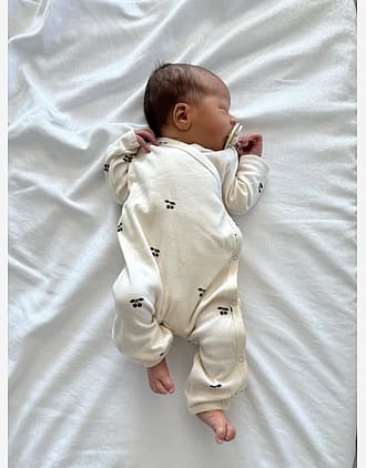 Heldress Baby med Omslag - Øko Jersey | Newborn Onesie GOTS