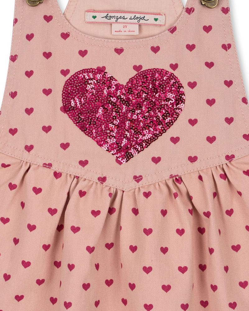 Snekkerkjole med Glitter Paljetter -100% Øko Bomull | Nola Sequin Spencer Dress