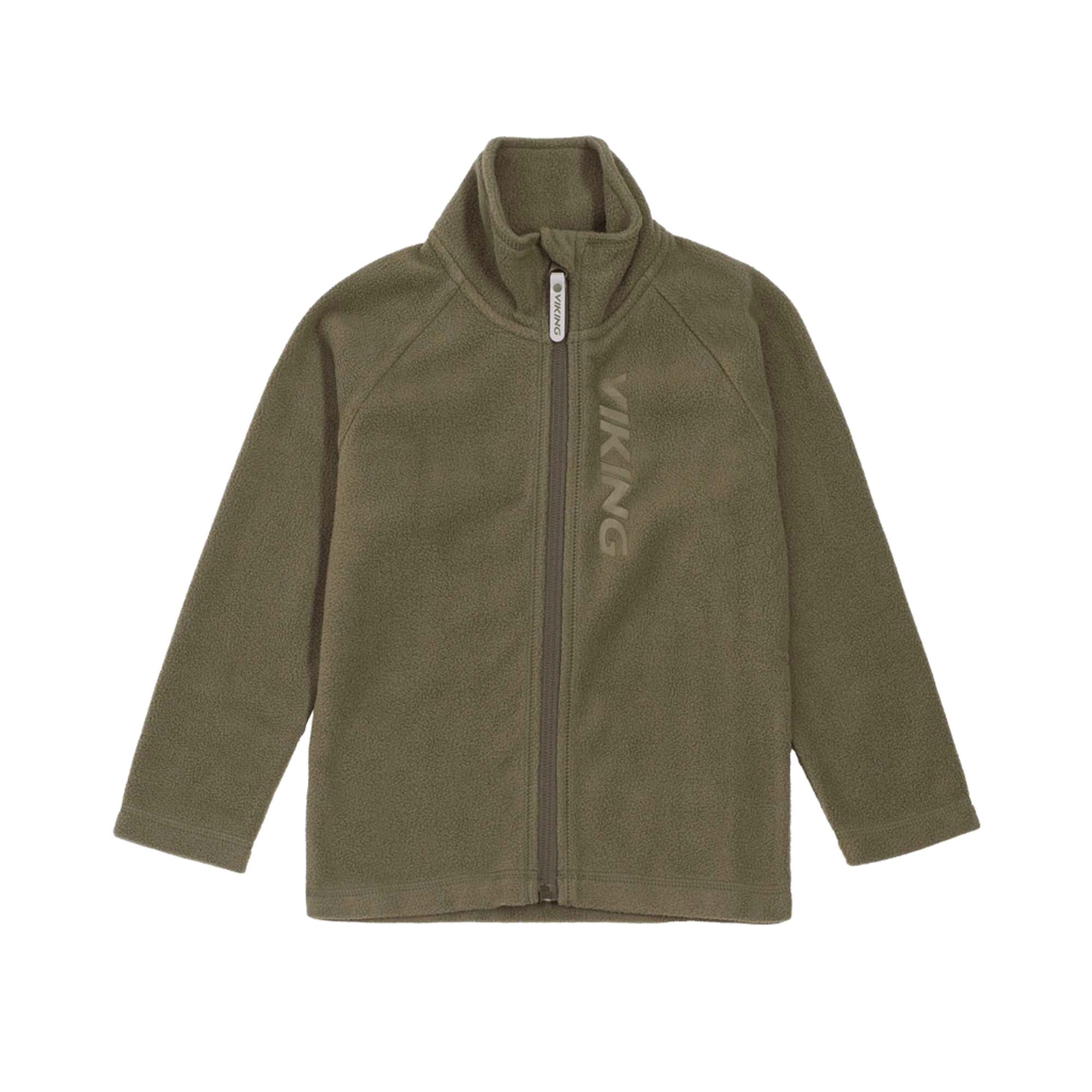 Fleecejakke Barn – 100% Resirkulert | Playtime Fleece Jacket Warm, Olive