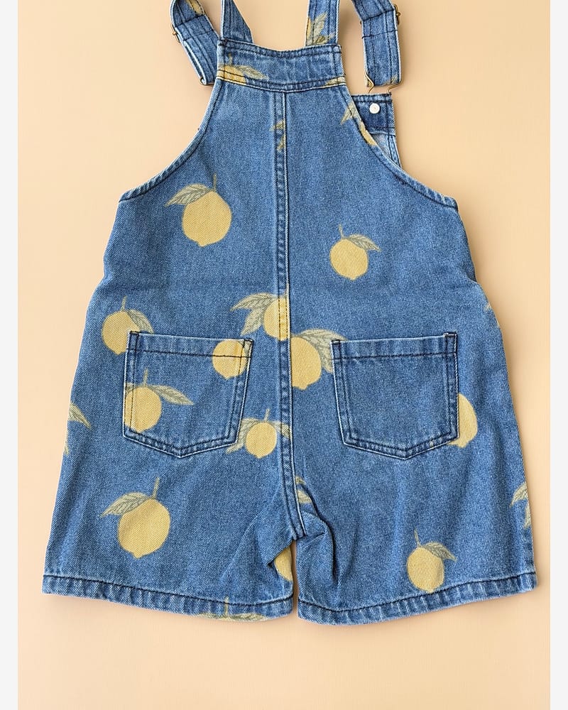 Seleshorts Barn – Denim, 100% Øko Bomull | Magot Overalls GOTS