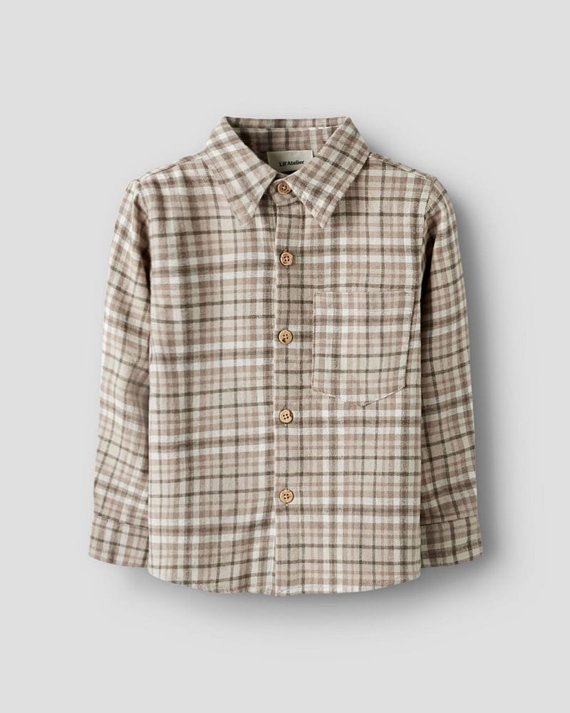 Skjorte Barn – Flanell, Øko Bomull | Rebel LS Shirt Lil