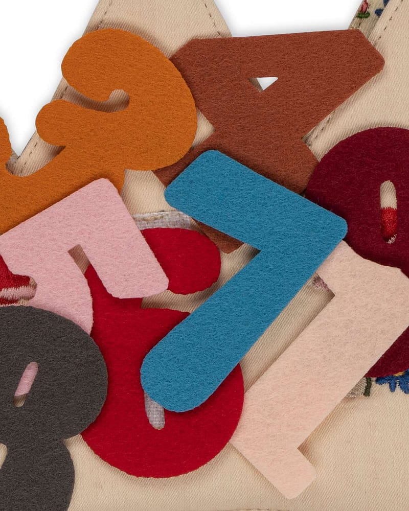 Bursdagskrone Barn 1-9år - Økologisk & Resirkulert | Fabric Birthday Crown