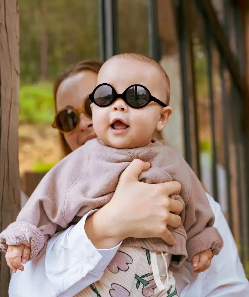 Solbriller Baby 0-1år – Fleksible & Uknuselig – Reversible 2i1 Størrelse | Diabola 2.0