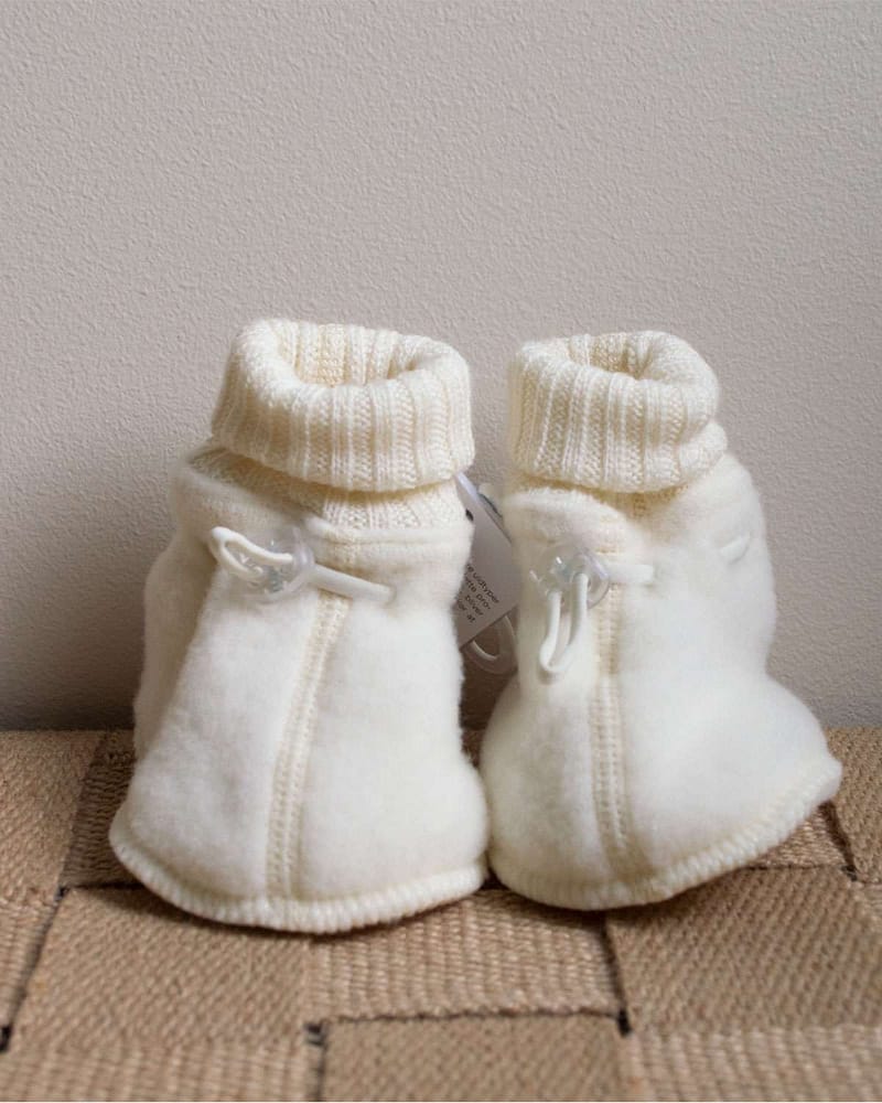 Ulltøfler i tykk ullfleece - 100% Merino - Heavy Basic