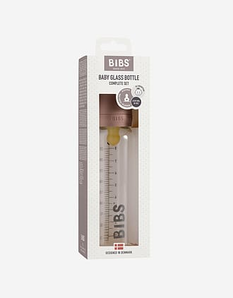 BIBS Tåteflaske i Glass 225 ml - Komplett Sett