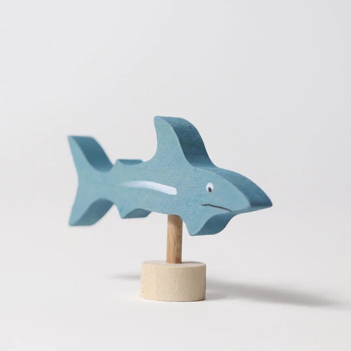 Hai til Bursdagsring | Figur Grimms Lysestake