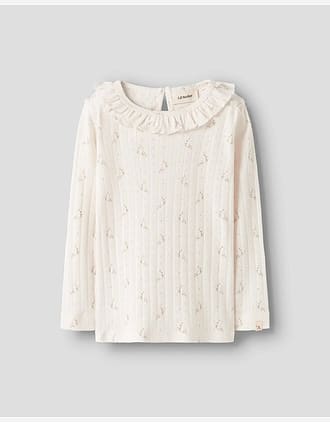 Trøye Langermet M/ Krage - Pointelle, Øko TENCEL | NMFRACHELLO RIA LS SLIM TOP LIL