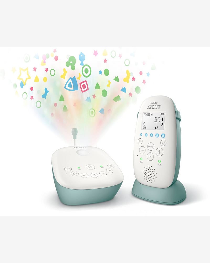 Philips Avent Babycall - M/ Stjernehimmel Lys | DECT Baby Monitor SCD731/26