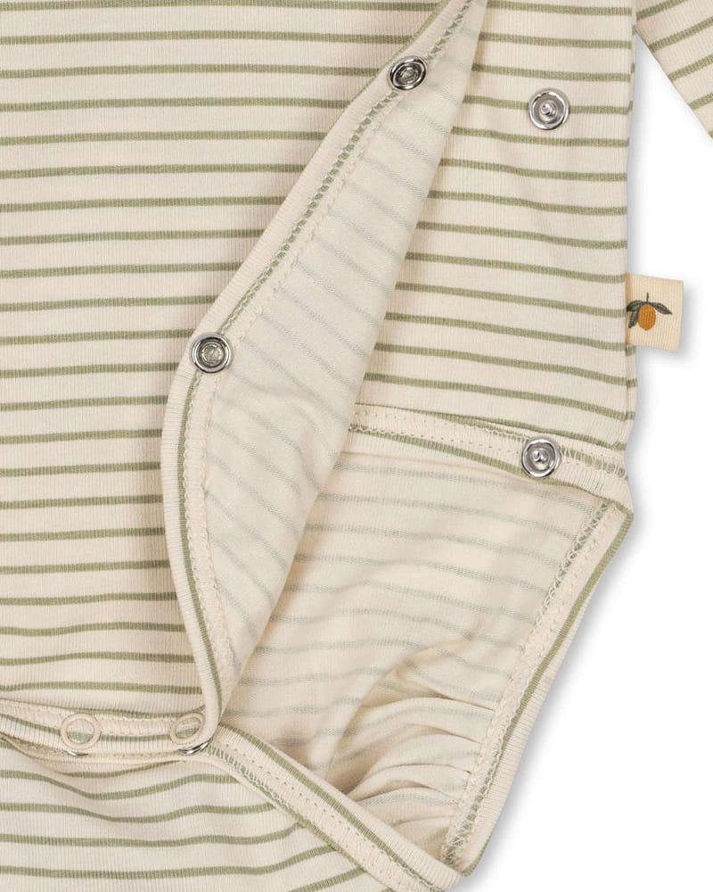 Omslagsbody Langermet - Øko Jersey | Basic Long Sleeve Newborn Body