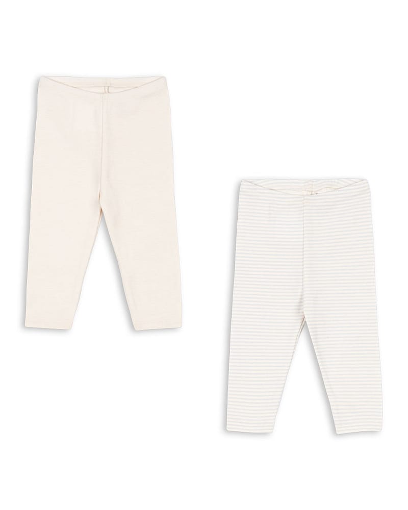 2pk Leggings Baby - Øko Bomull | Fio Pants - Gavepakke