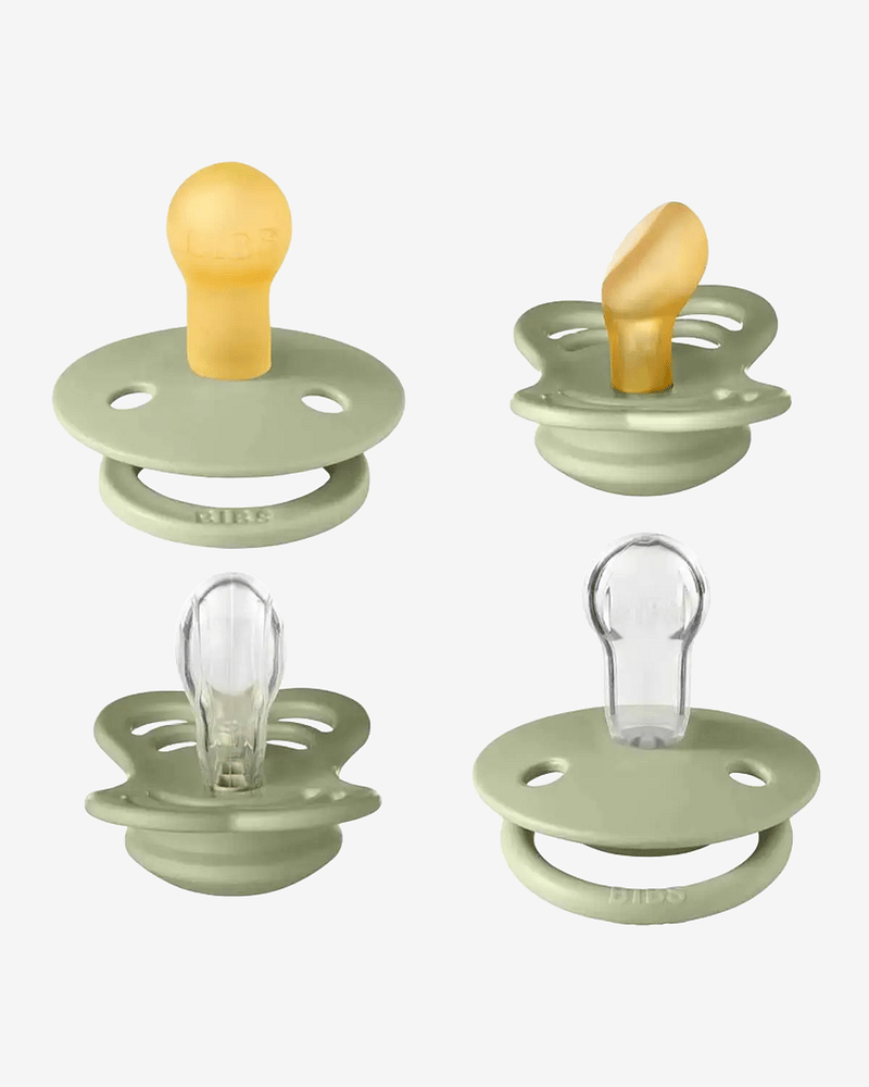 BIBS Try-it-Collection - Smokkepakke 4stk, Naturgummi | 0-6 mnd