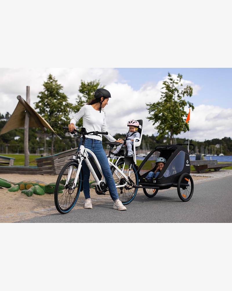 Caress Sykkelsete - Montert på Bagasjebrett | Hamax Caress Child Bike Seat, Rack Mounted