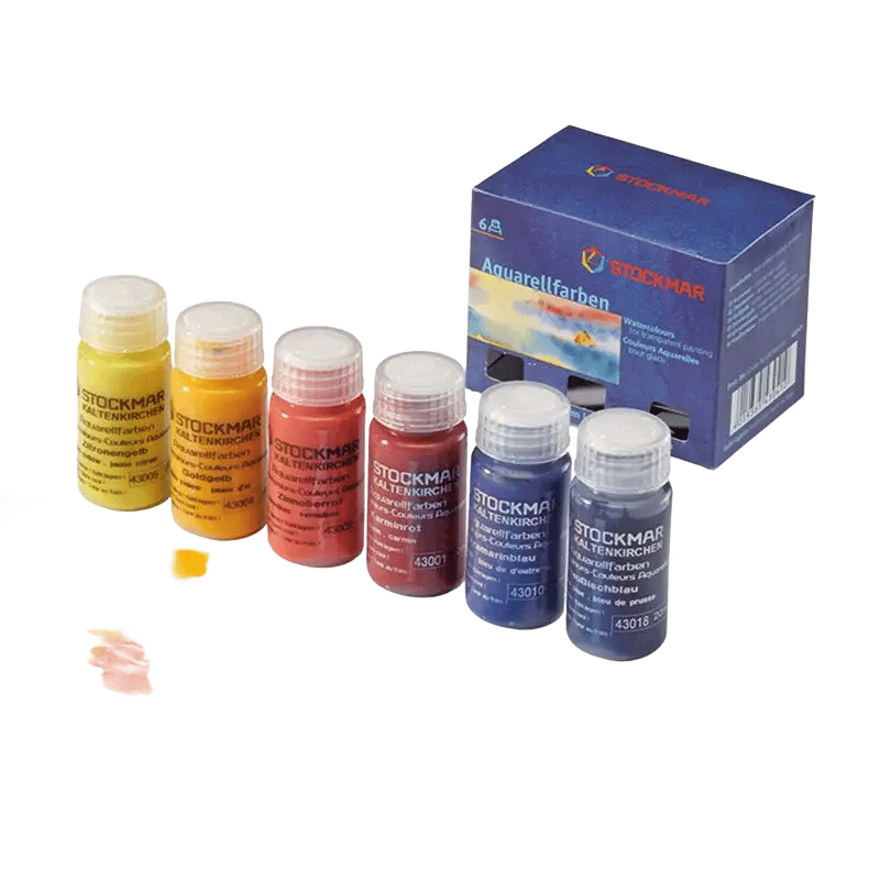 Sett med akvarellmaling i konsentrert form 6x20ml