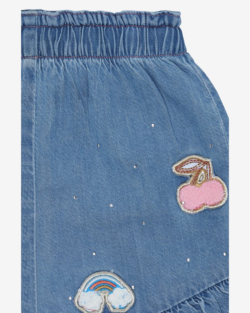 Shorts Barn m/ Glitter Paljetter - Justerbar Midje | HCHelena Sparkling