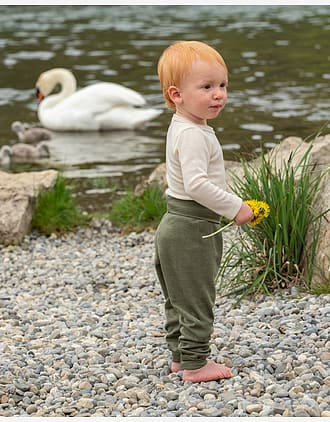 Omslagsbody - 70% Merino, 30% Silke - Ubehandlet Ull