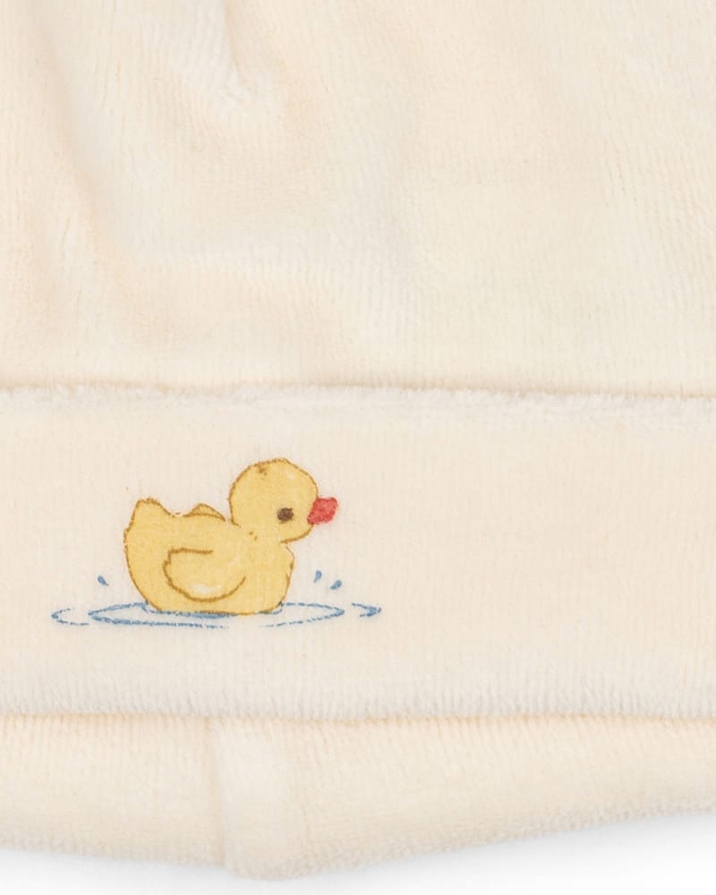 Babylue med ører - Økologisk Fløyel | Elu Beanie