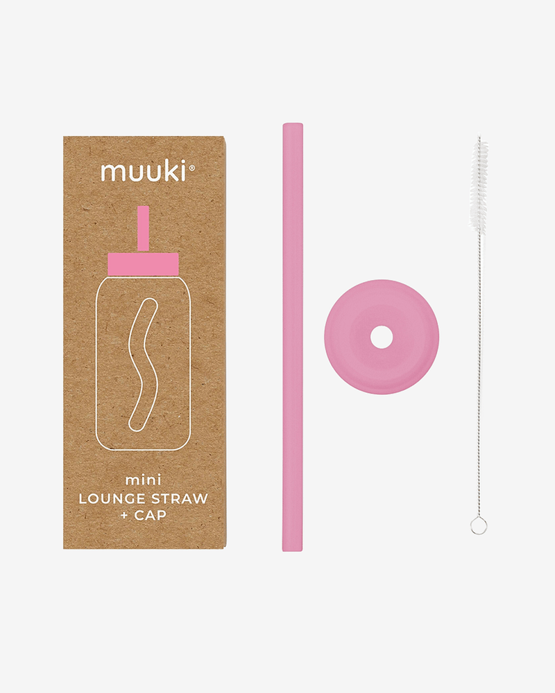 Flaskelokk m/ sugerør til Muuki Mini - Lounge Straw Cap