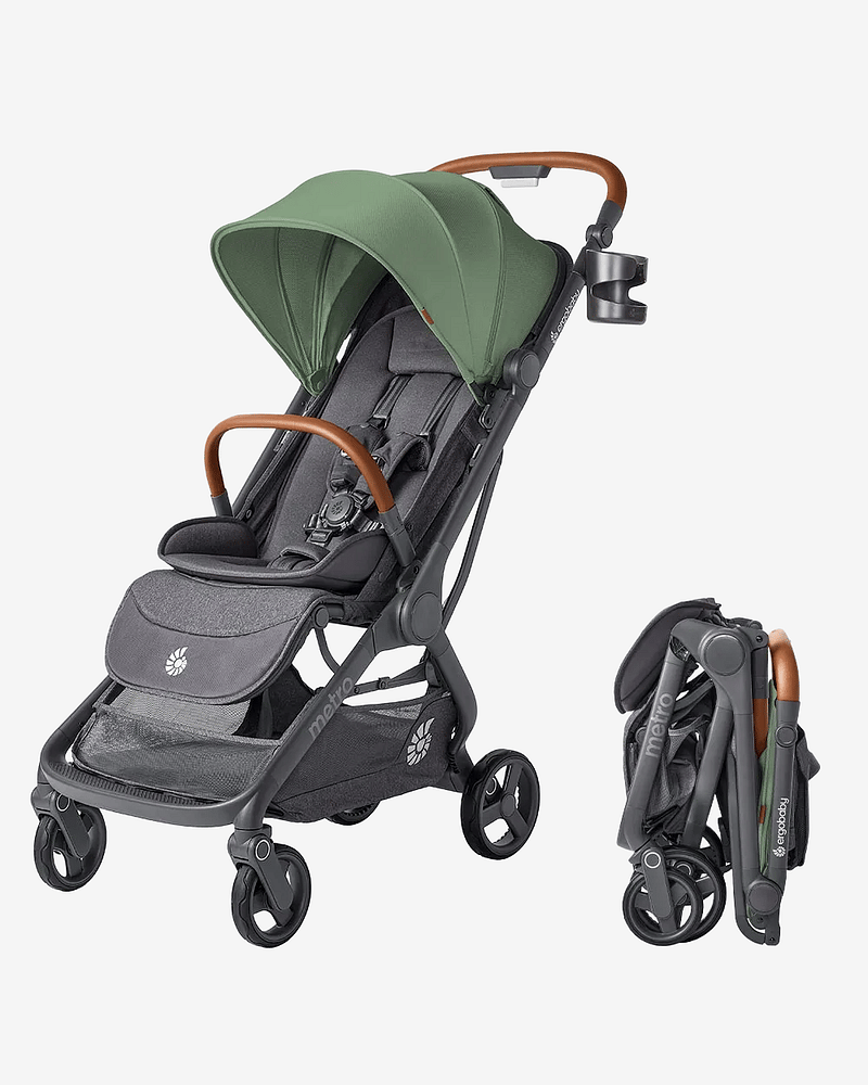 Metro 3 Deluxe Reisetrille, Premium - Kompakt Reisevogn | Fra Nyfødt til 22 kg/4 år
