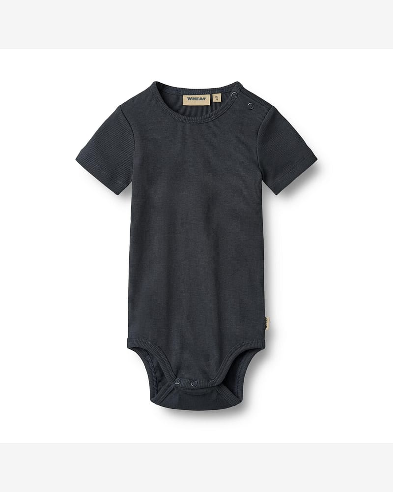 Body T skjorte - Øk. Bomull Blanding | Rib Body S/S Timo