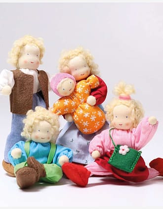 Dukke Baby - Liten 7cm - Håndlaget | Baby Doll
