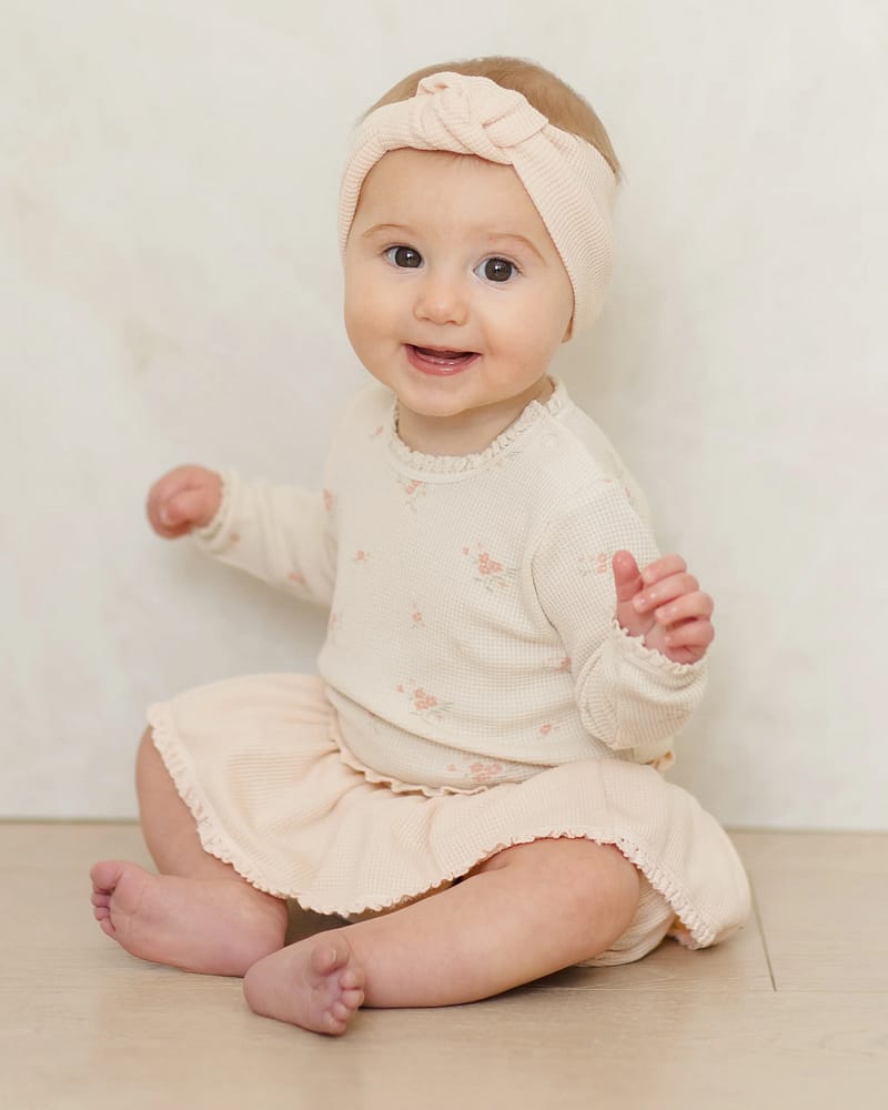 Body Langermet m/ Vaffelstruktur - 100% Øk. Bomull | Waffle Long Sleeve Bodysuit
