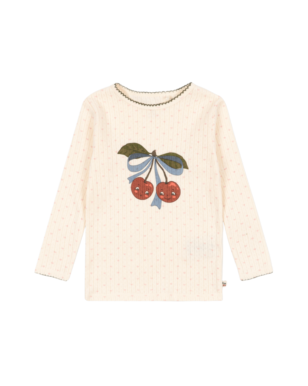 Trøye Langermet -100% Øko Bomull, Pointelle | Minnie Blouse GOTS