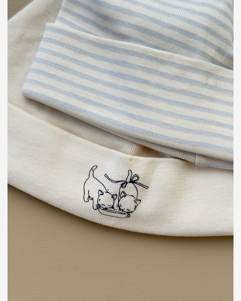 2pk Babylue - Øko Bomull | Fio Beanie