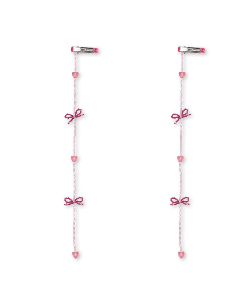 2pk Hårspenner Barn | Pearly Tassel Hair Clip