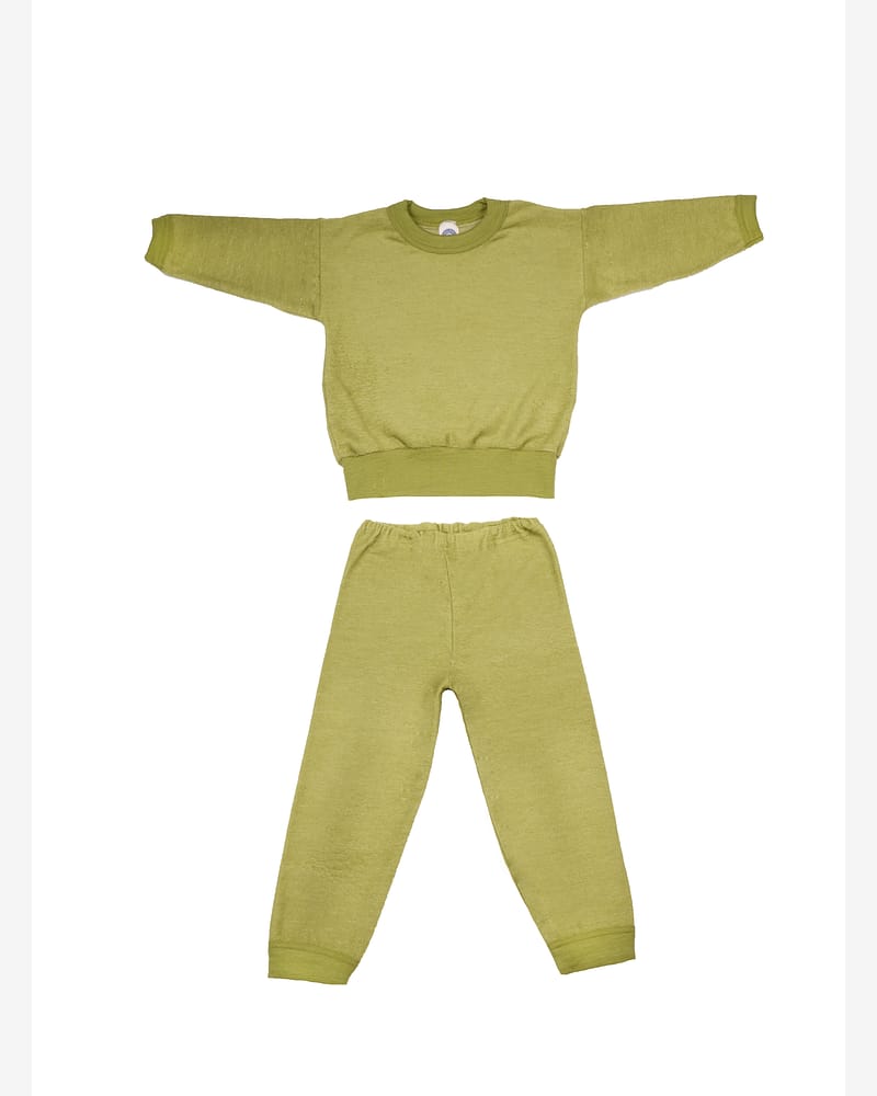 Pysjamas / Kosedress i Ullfrotte - Trøye og Bukse