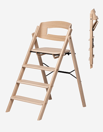 KAOS KLAPP® Eik Barnestol - Best i Test 2026 - Sammenleggbar | Opp til 110kg!