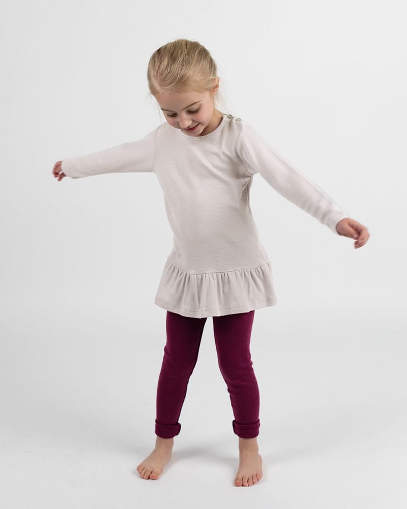 Ullongs - 70% Merino, 30% Silke, Ubehandlet Ull | Children's leggings
