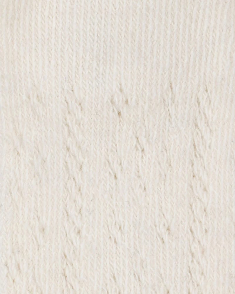 Strømpebukse med Mønster - Bomull / Ull | Wool Pointelle Tights