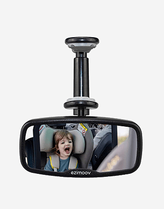 Frontspeil for overvåkning av barn i baksetet - Justerbar | Front Car Mirror with Clamp