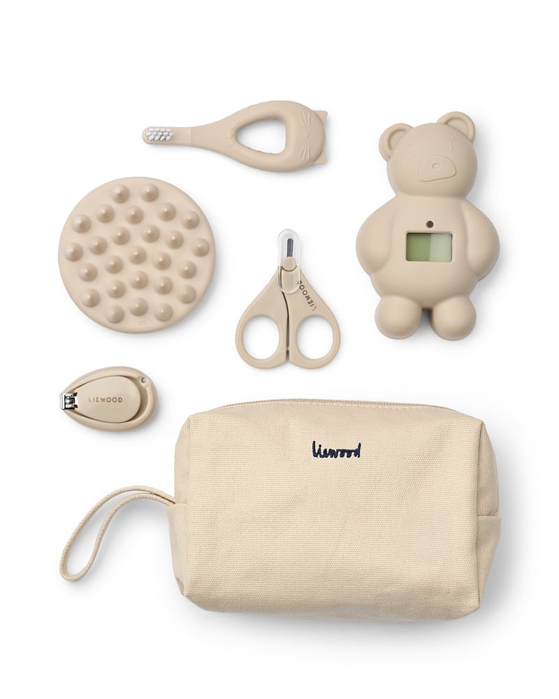 Pleiesett m/ Negleklipper 5pk - Fra Nyfødt + | Calista Baby Nursery Kit