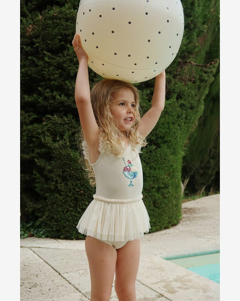 Badedrakt med Skjørt og Glitter - Badetøy | Amandine Swimsuit