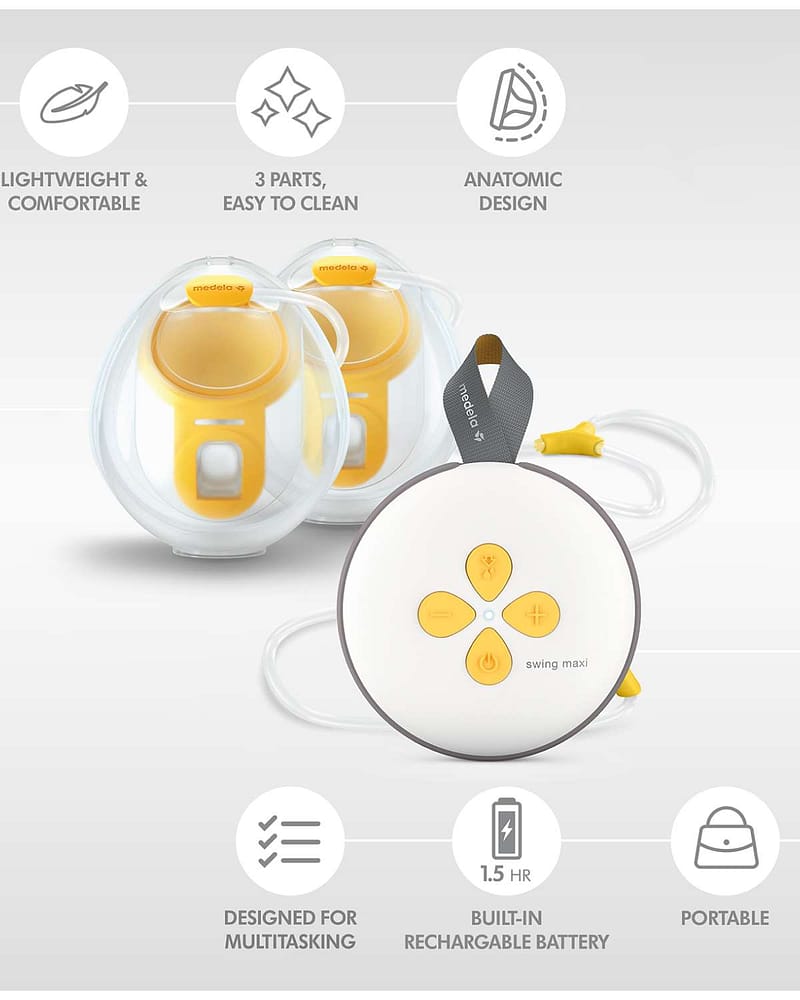 Brystpumpe Swing Maxi™ Handsfree | Dobbel Elektrisk i-Bh-Pumpe