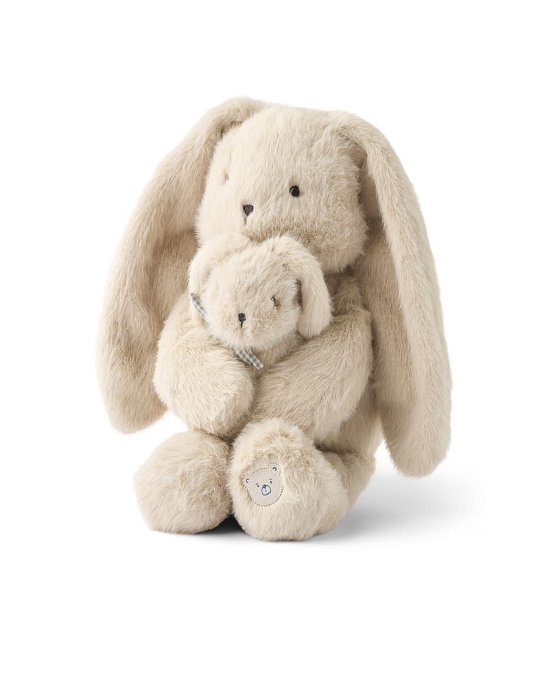 Bamse Kanin 2i1 - 35 og 13cm | Berto and Baby Rabbit Teddy