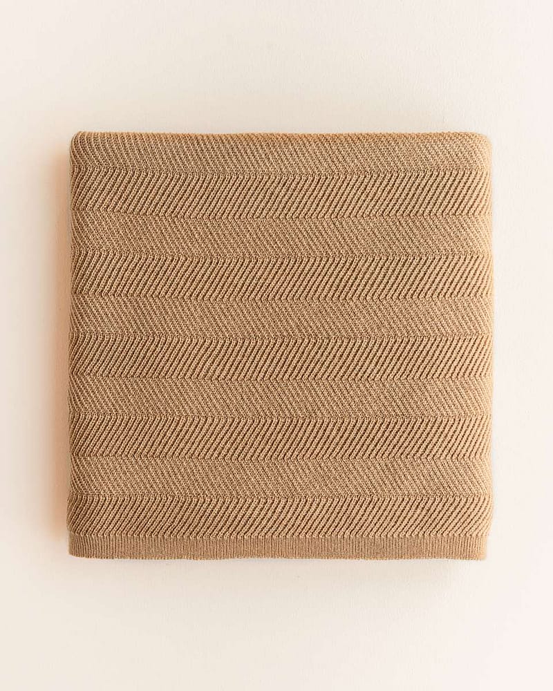 Babyteppe Ull, Tykt - 100% Merino, Ubehandlet | Freddie, Ochre