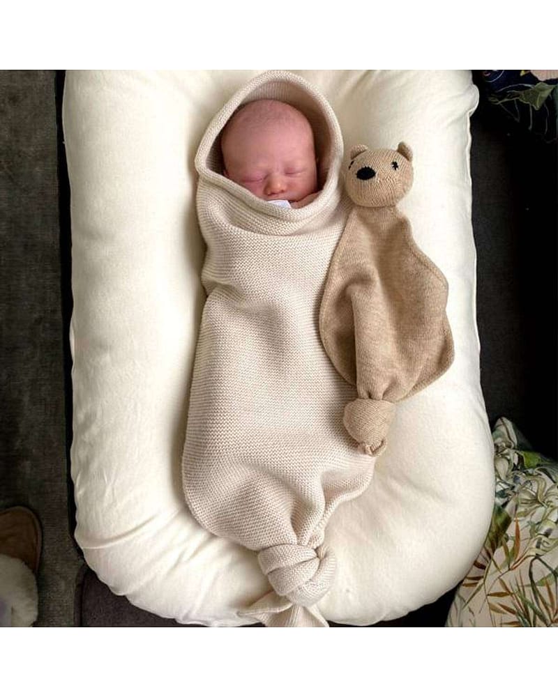 Kosebamse Koseklut - 100% Merino, Ubehandlet Ull | Teddy Tokki