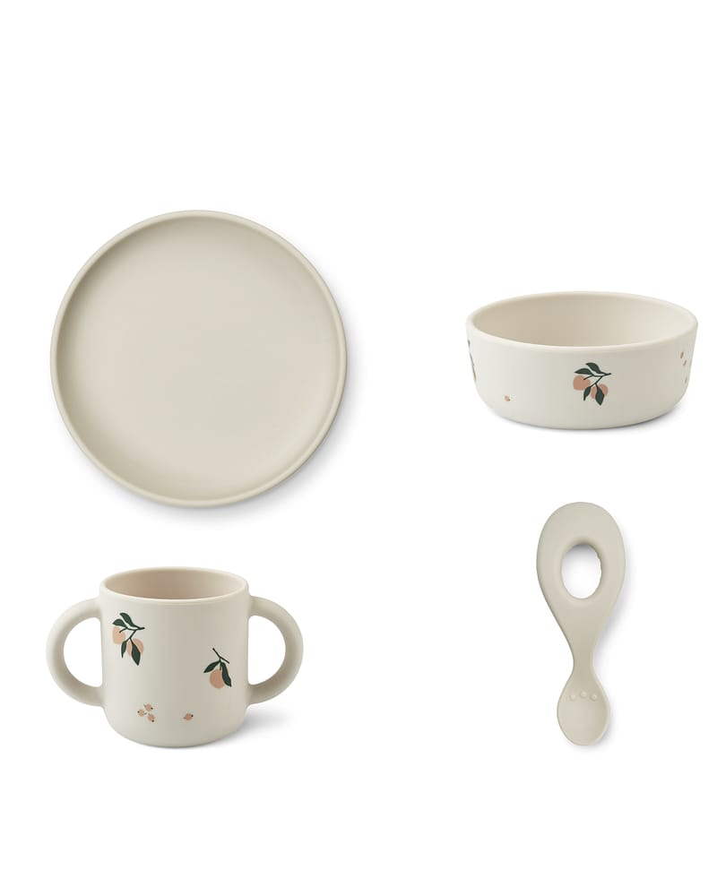 Spisesett i Silikon - 4pk | Vivi