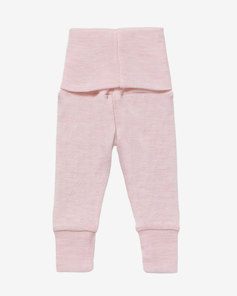 Ullbukse m/ dobbelt liv - 100% Merino, Pointelle | Ullongs