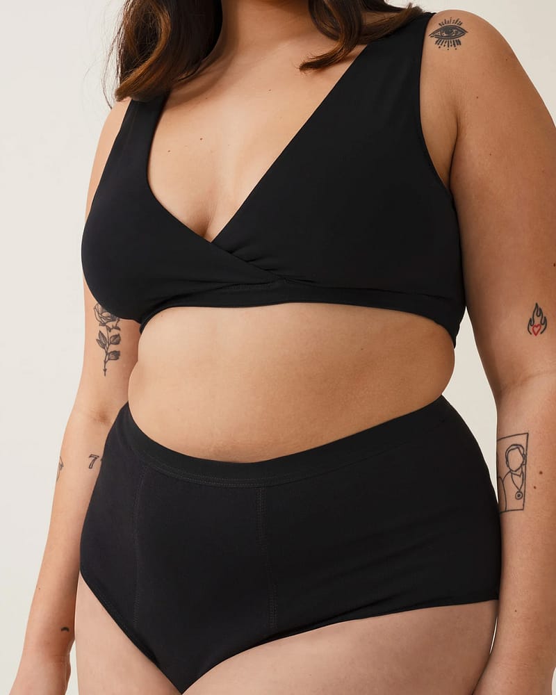 Mensentruse i Heavy Flow - Øko Bomull | High Waist Period Underwear