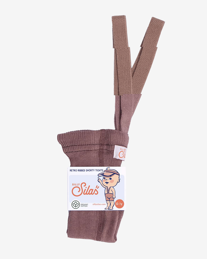 Shorts Tights m/ Seler - 100% Øko Bomull | Shorty Tights Rib